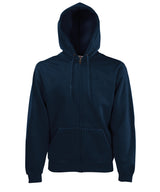 Premium 70/30 Hooded Sweatshirt Jacket in Deep Navy