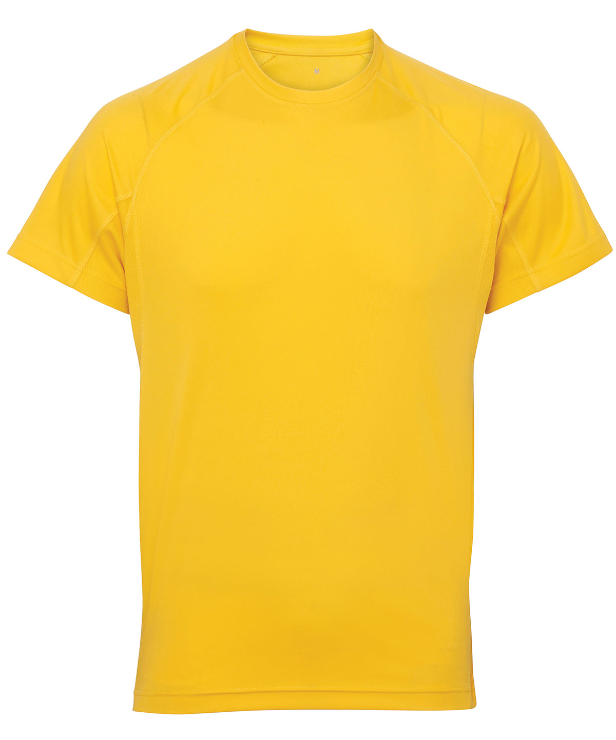 Panelled Tech Tee in Sun Yellow