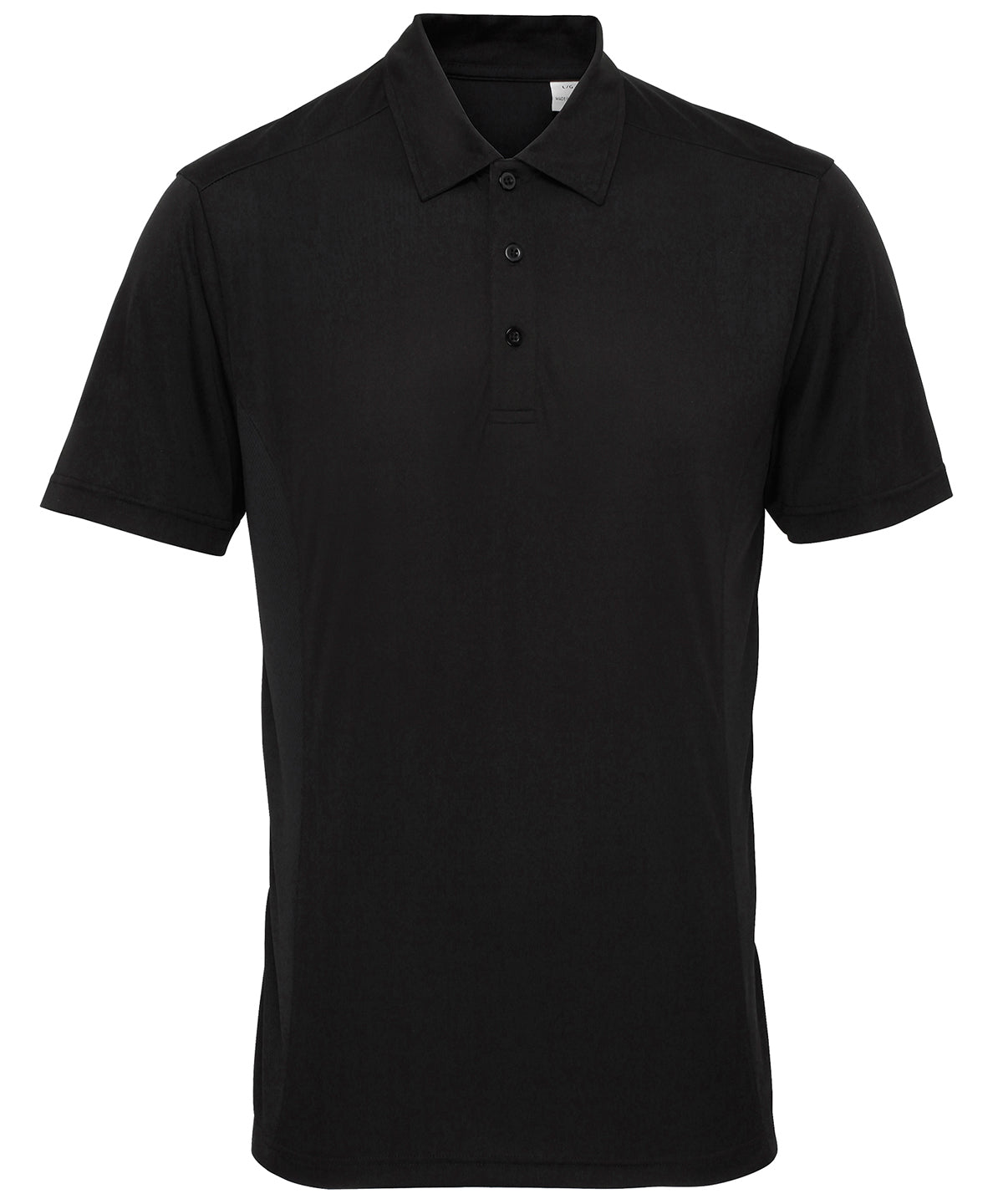 Panelled Polo in Black