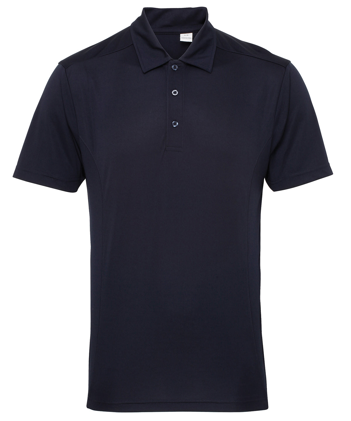 Panelled Polo in French Navy