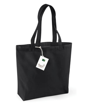 Organic Cotton Shopper in Black