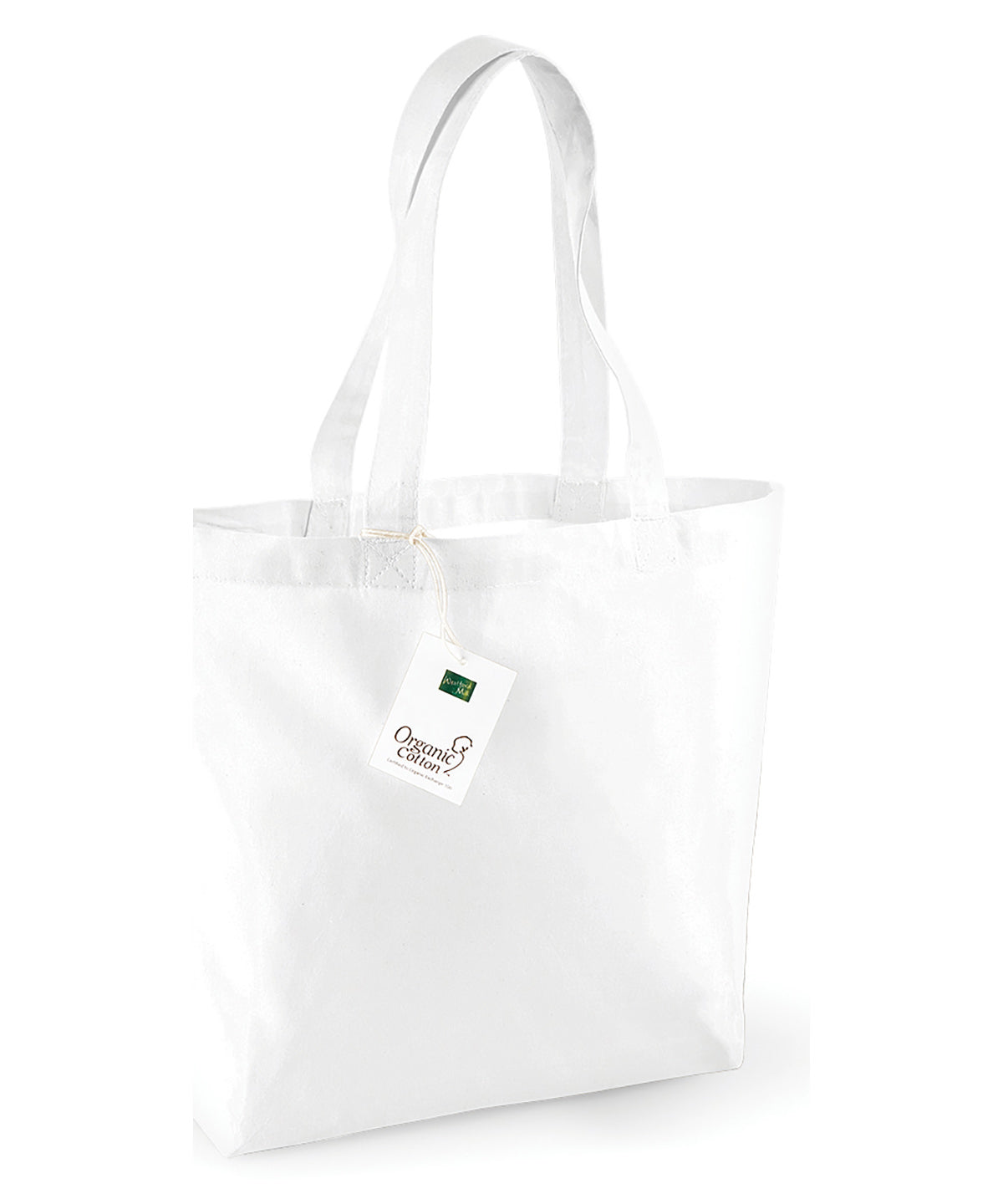 Organic Cotton Shopper in White