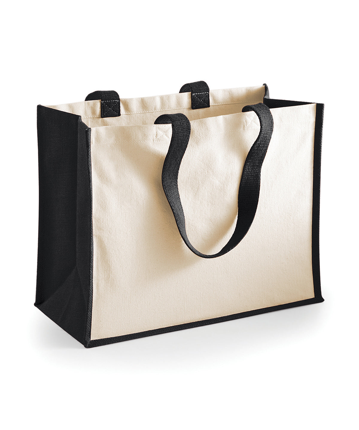 Printers Jute Classic Shopper in Black