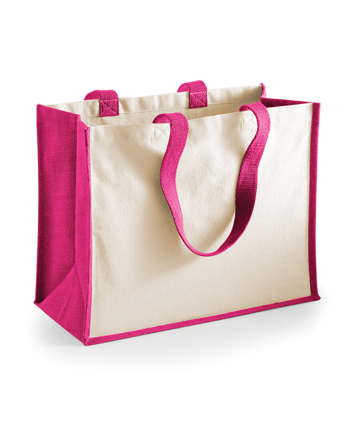 Printers Jute Classic Shopper in Fuchsia