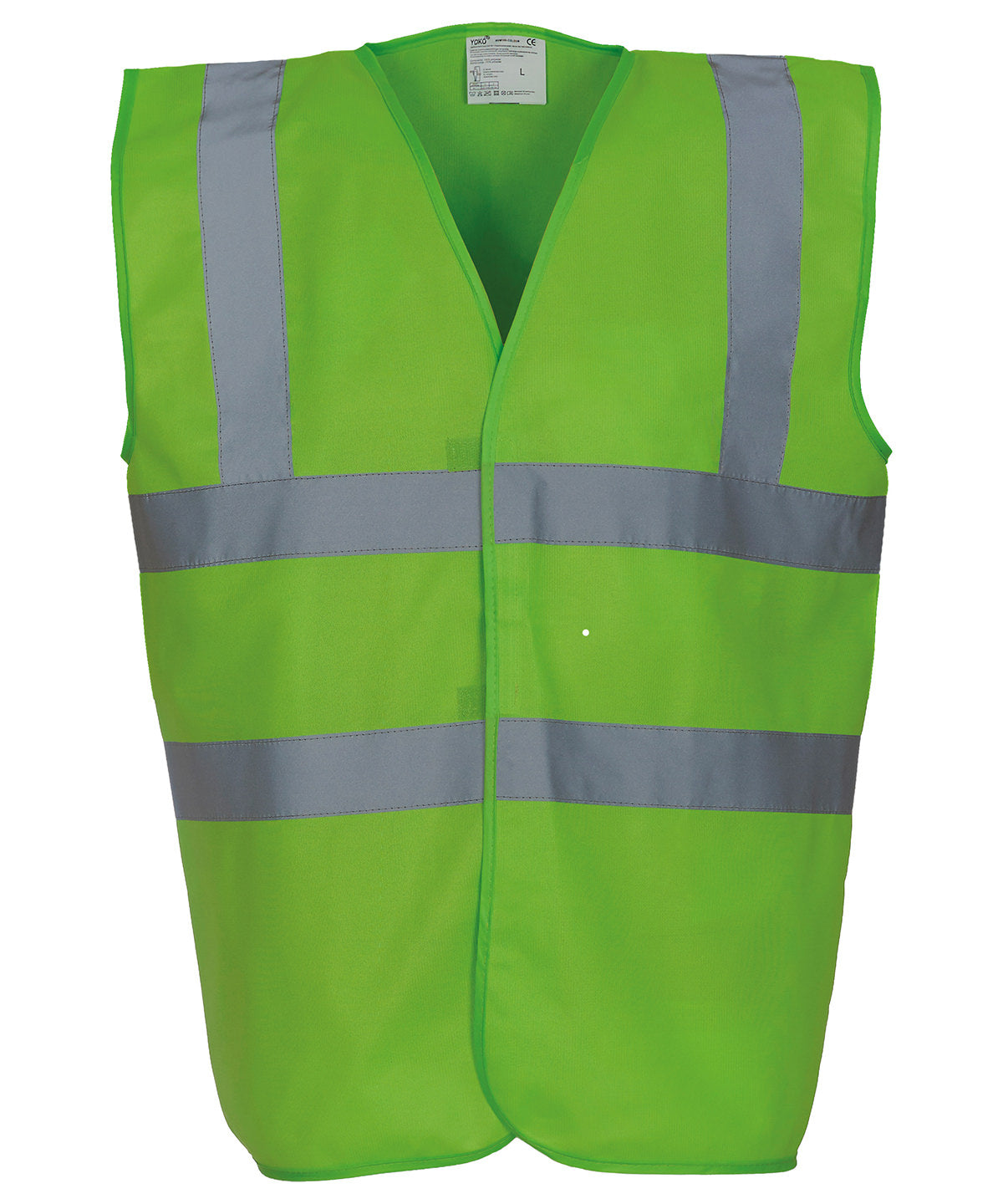 Hi-Vis 2-Band-And-Braces Waistcoat (Hvw100) in Lime