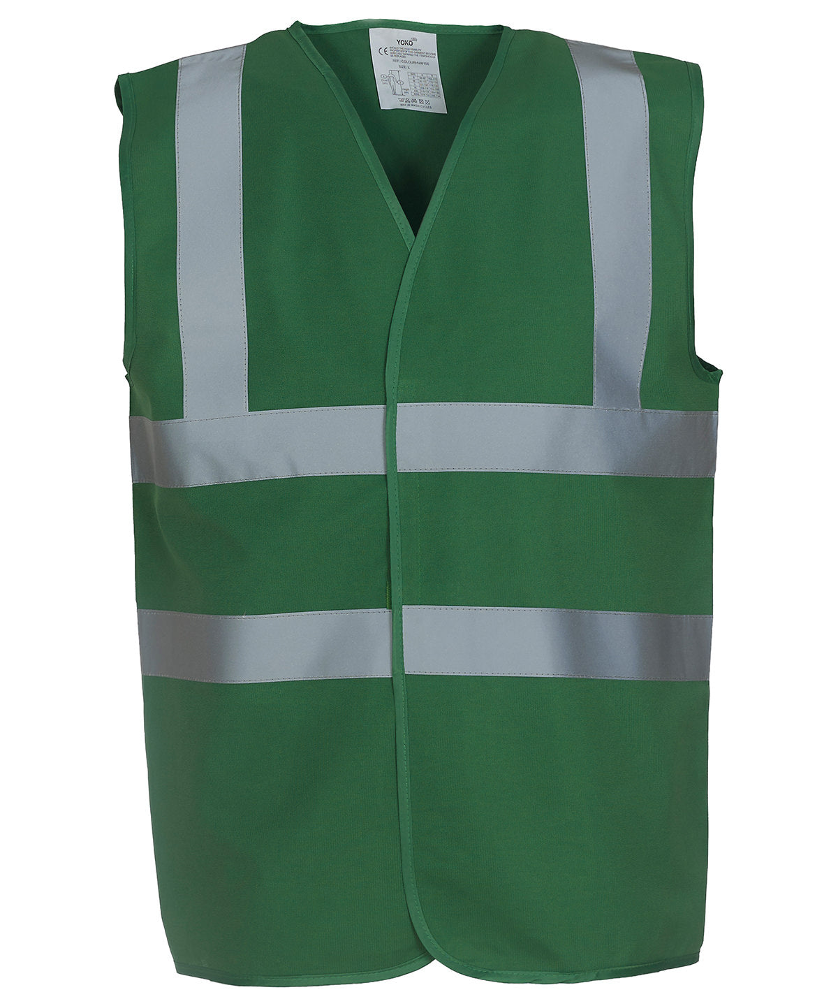 Hi-Vis 2-Band-And-Braces Waistcoat (Hvw100) in Paramedic Green