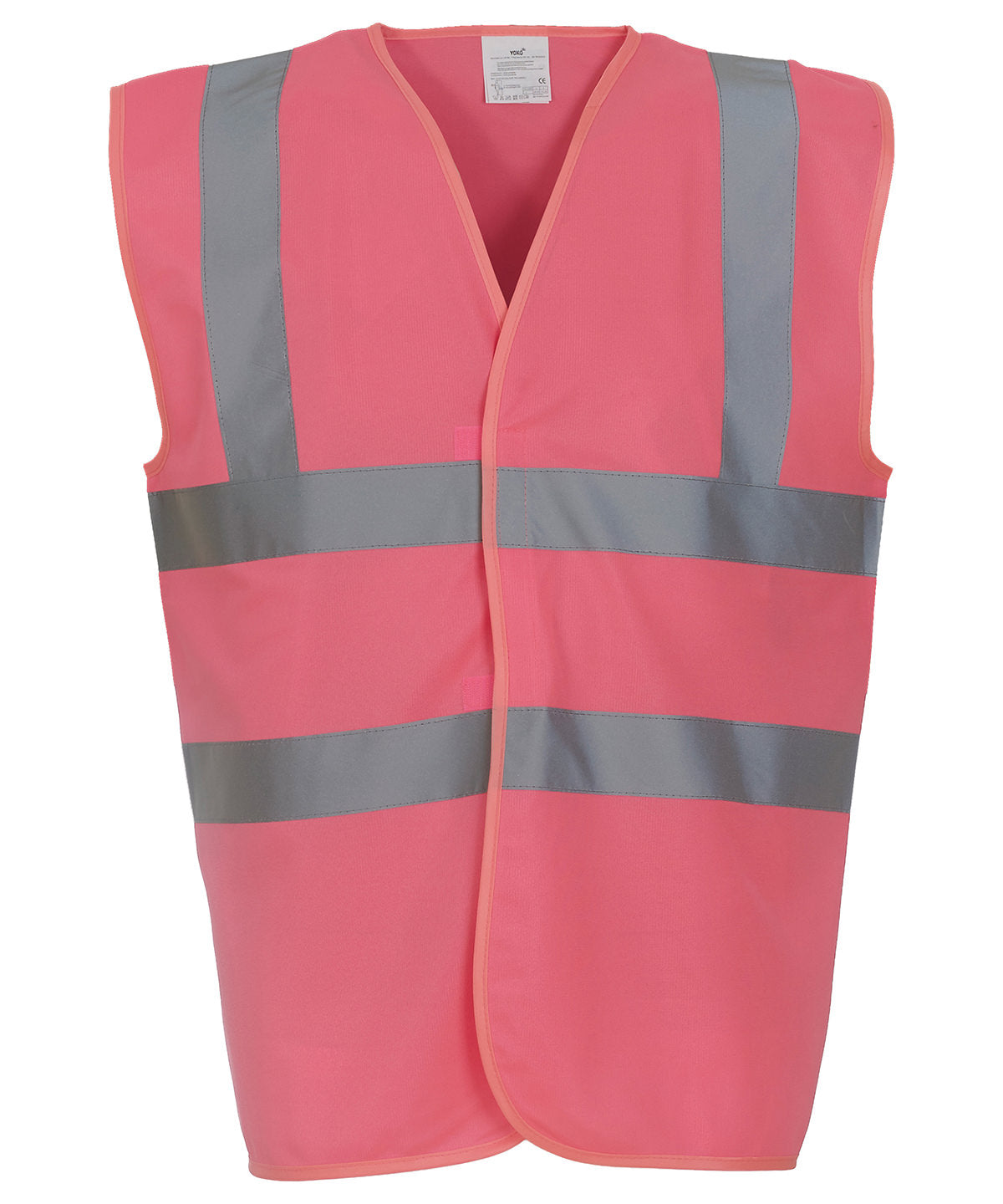 Hi-Vis 2-Band-And-Braces Waistcoat (Hvw100) in Pink