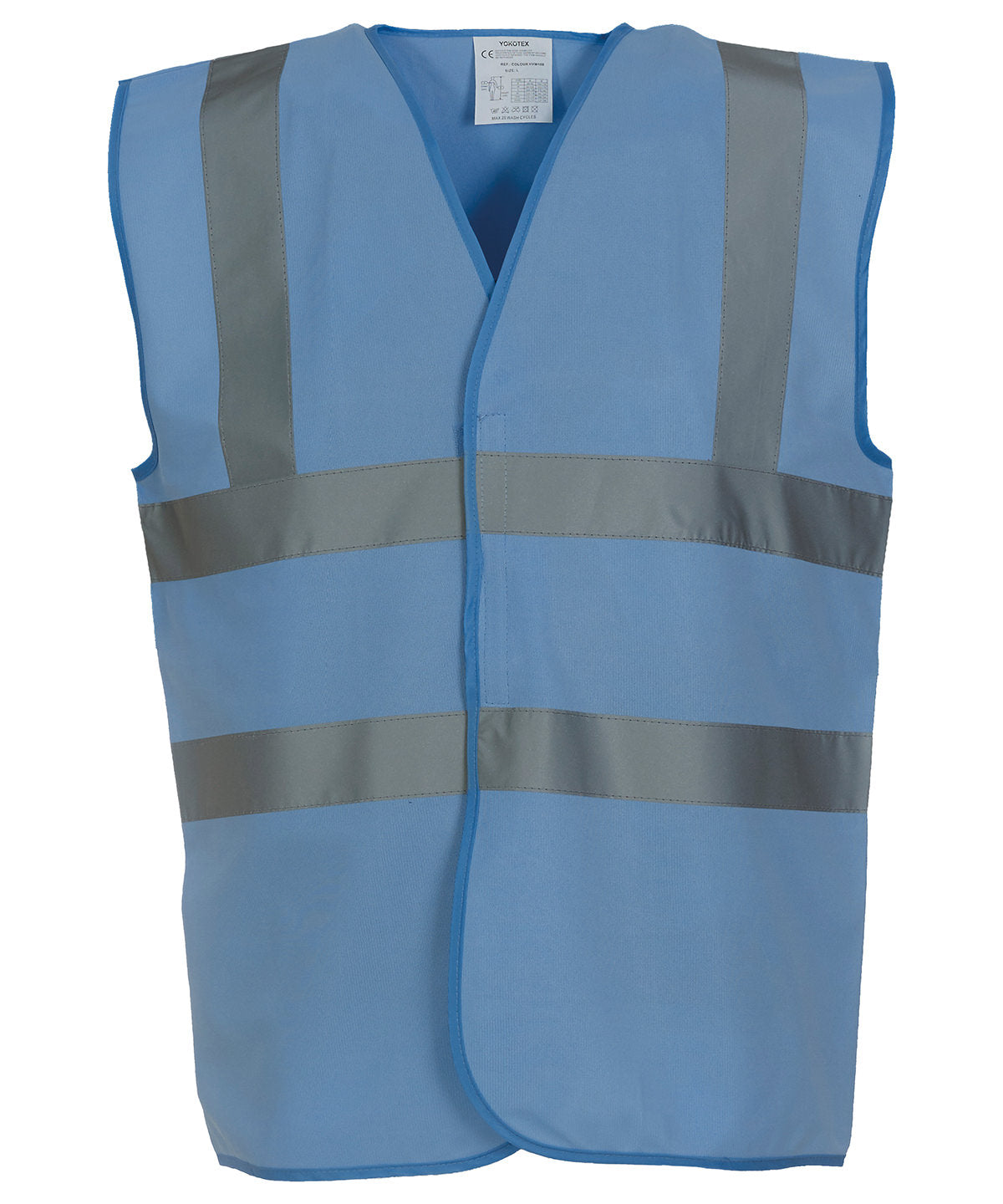 Hi-Vis 2-Band-And-Braces Waistcoat (Hvw100) in Sky Blue