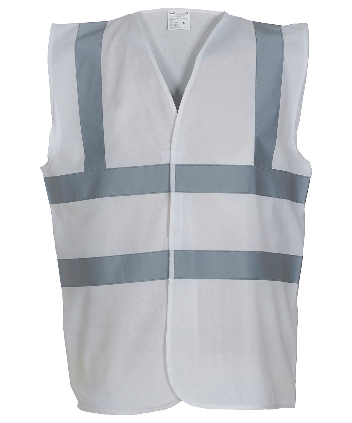 Hi-Vis 2-Band-And-Braces Waistcoat (Hvw100) in White