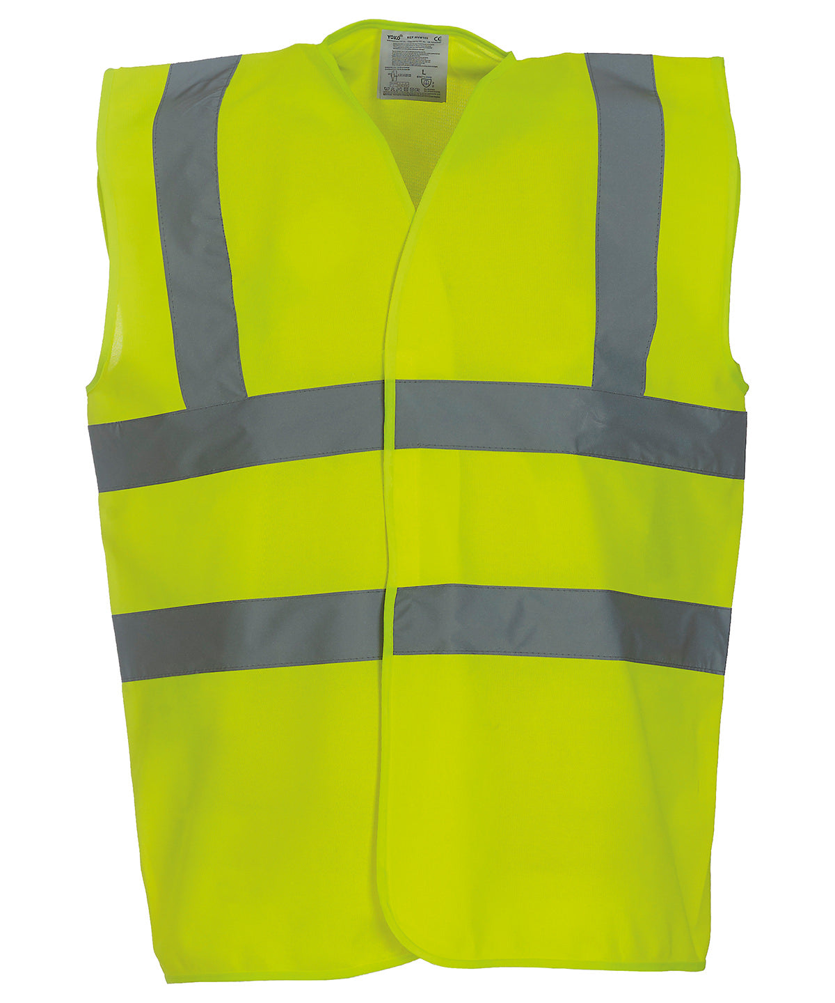 Hi-Vis 2-Band-And-Braces Waistcoat (Hvw100) in Yellow