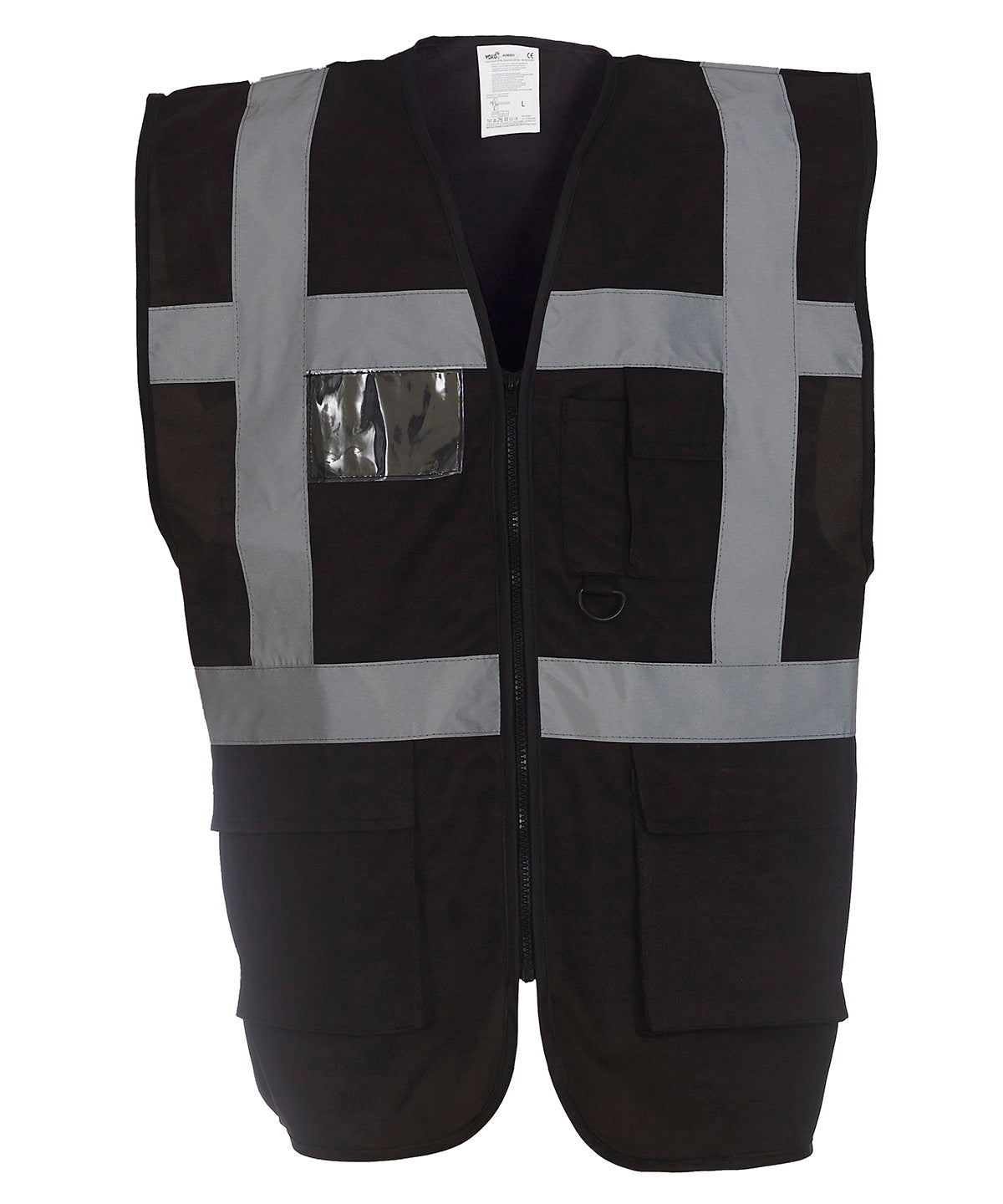 Multifunctional Executive Hi-Vis Waistcoat (Hvw801) in Black