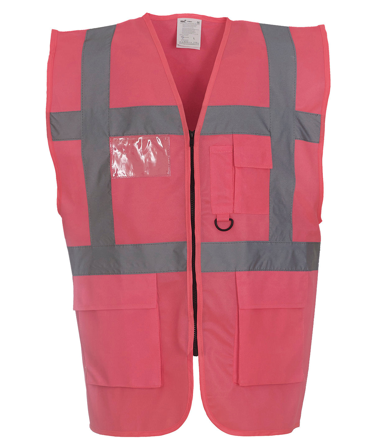 Multifunctional Executive Hi-Vis Waistcoat (Hvw801) in Pink