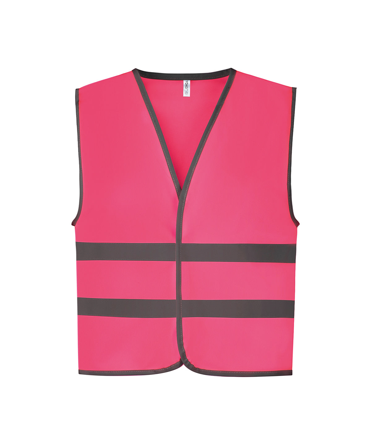 Hi-Vis Reflective Border Kids Waistcoat (Hvw102ch) in Fluo Pink