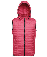 Honeycomb hooded gilet