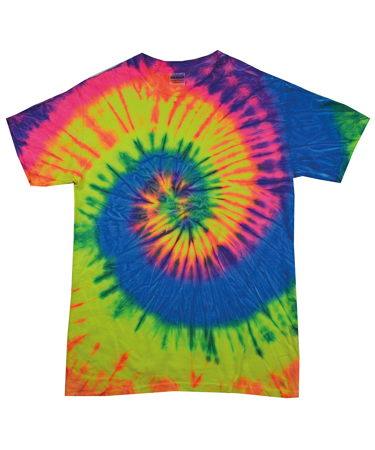 Tie-Dye Shirt in Neon Rainbow