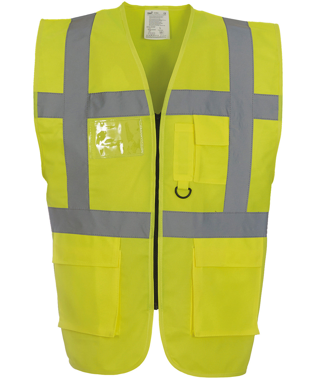 Multifunctional Executive Hi-Vis Waistcoat (Hvw801) in Yellow