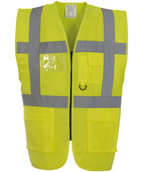 Multifunctional Executive Hi-Vis Waistcoat (Hvw801) in Yellow