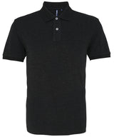 The Asquith & Fox Polo in Heather Black