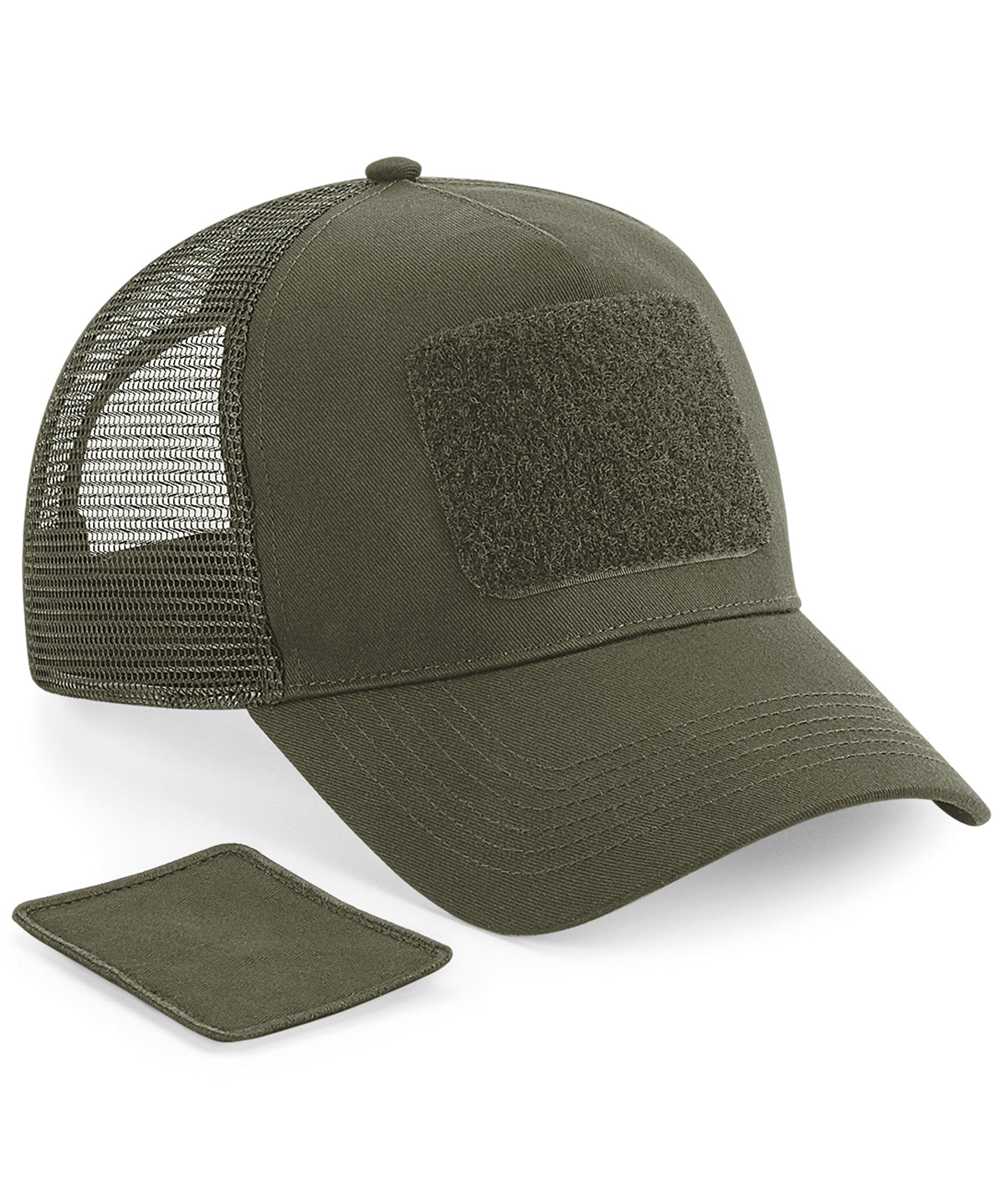 Patch Snapback Trucker in Military Green