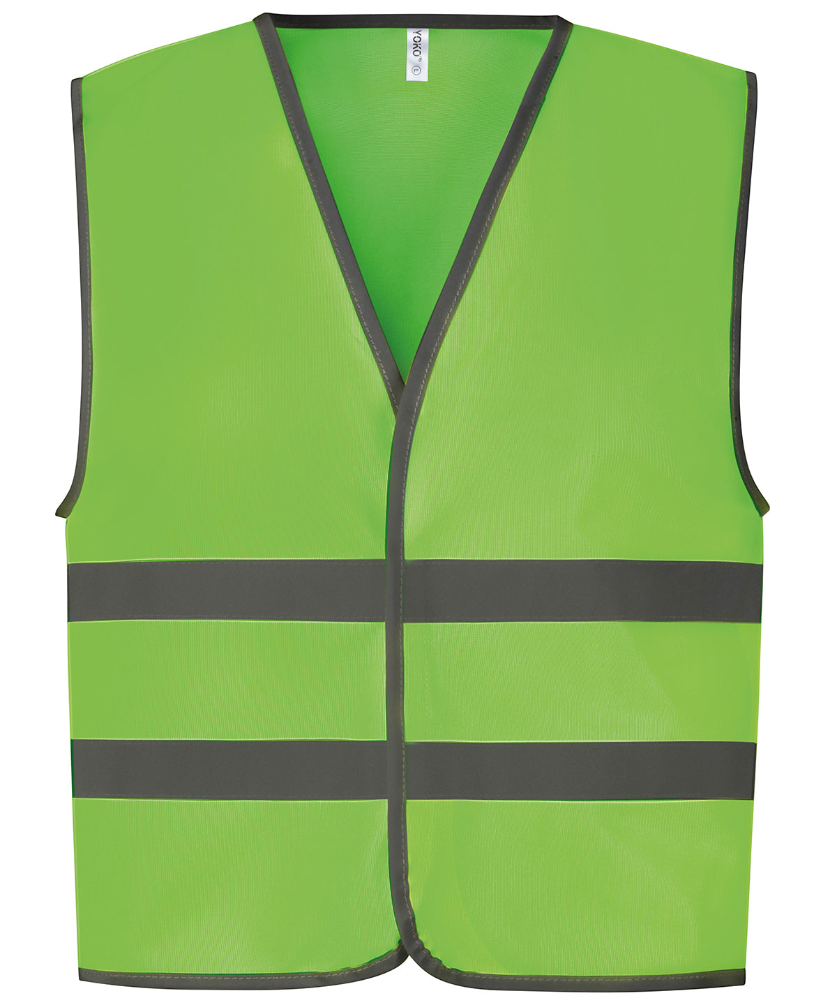 Hi-Vis Reflective Border Kids Waistcoat (Hvw102ch) in Lime