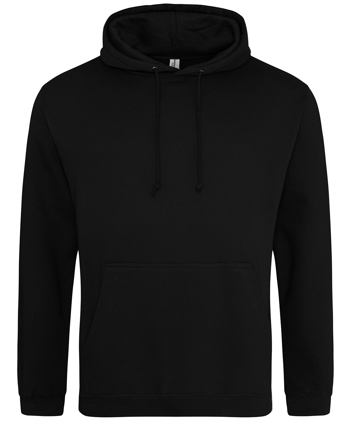 College Hoodie in Deep Black