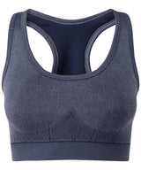 Tridri® seamless 3D fit" multi-sport sculpt bra top denim"