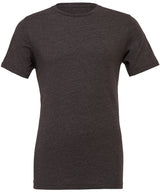 Unisex Heather CVC Short Sleeve T-Shirt in Dark Grey Heather