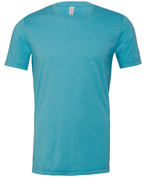 Unisex Heather CVC Short Sleeve T-Shirt in Heather Aqua