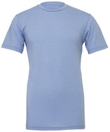Unisex Heather CVC Short Sleeve T-Shirt in Heather Blue