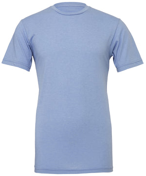 Unisex Heather CVC Short Sleeve T-Shirt in Heather Blue