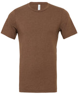 Unisex Heather CVC Short Sleeve T-Shirt in Heather Brown