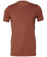 Unisex Heather CVC Short Sleeve T-Shirt in Heather Clay