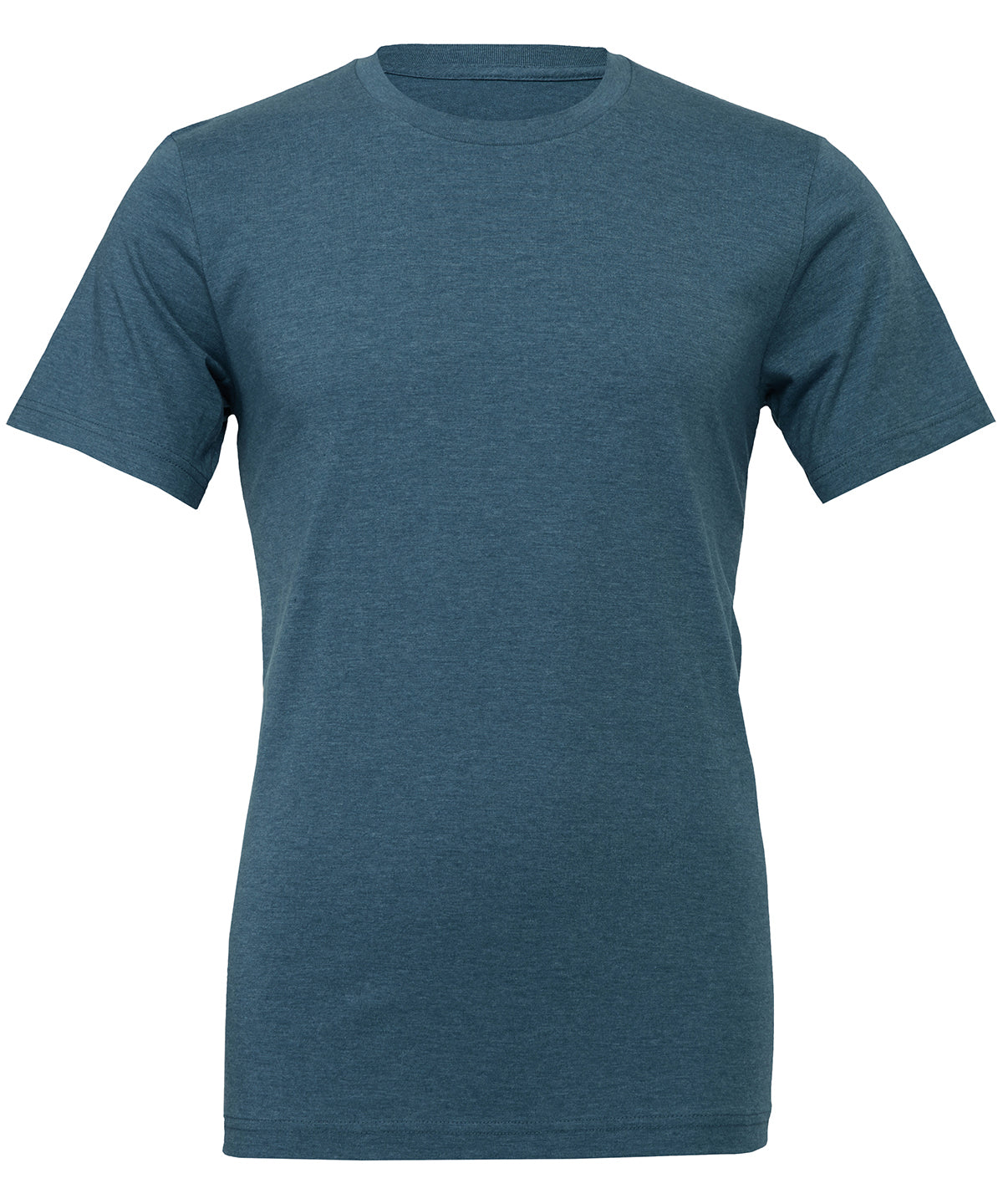 Unisex Heather CVC Short Sleeve T-Shirt in Heather Deep Teal