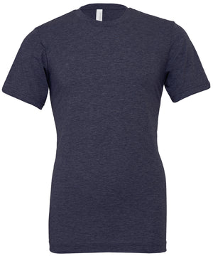 Unisex Heather CVC Short Sleeve T-Shirt in Heather Midnight Navy