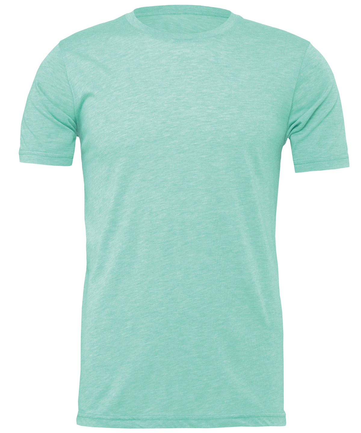 Unisex Heather CVC Short Sleeve T-Shirt in Heather Mint