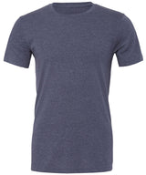 Unisex Heather CVC Short Sleeve T-Shirt in Heather Navy