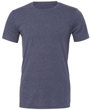 Unisex Heather CVC Short Sleeve T-Shirt in Heather Navy