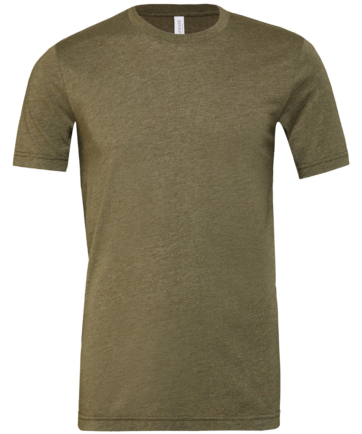 Unisex Heather CVC Short Sleeve T-Shirt in Heather Olive