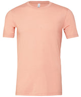 Unisex Heather CVC Short Sleeve T-Shirt in Heather Peach