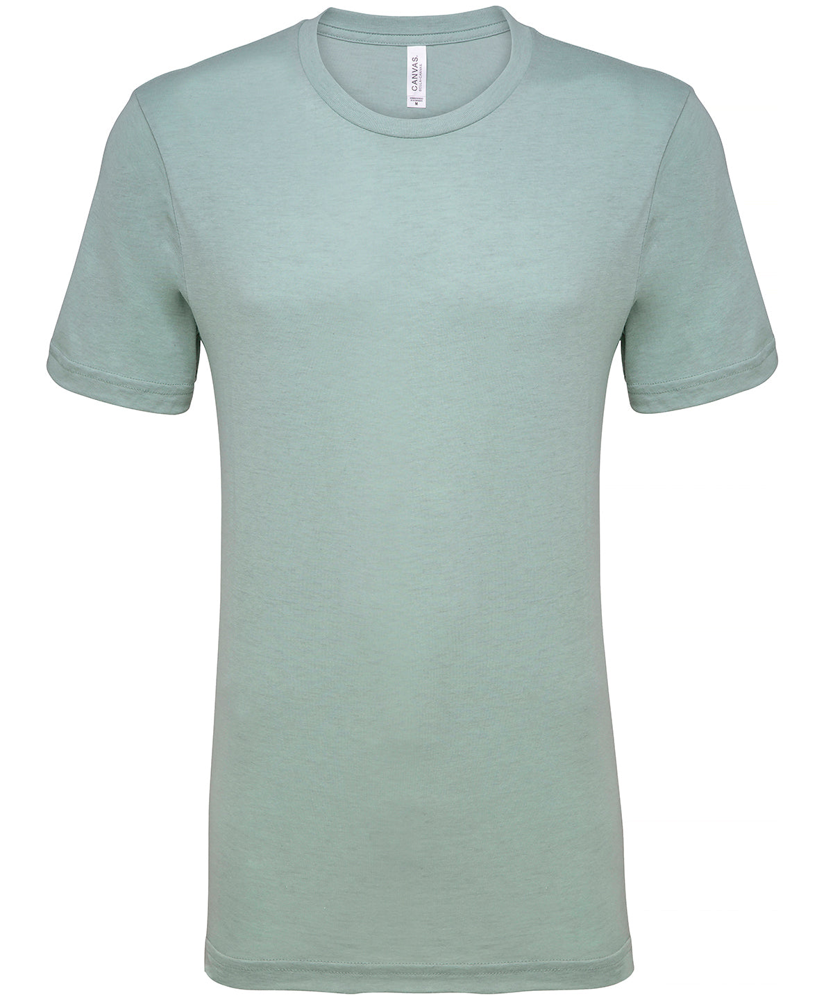 Unisex Heather CVC Short Sleeve T-Shirt in Heather Prism Dusty Blue
