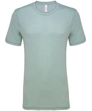 Unisex Heather CVC Short Sleeve T-Shirt in Heather Prism Dusty Blue