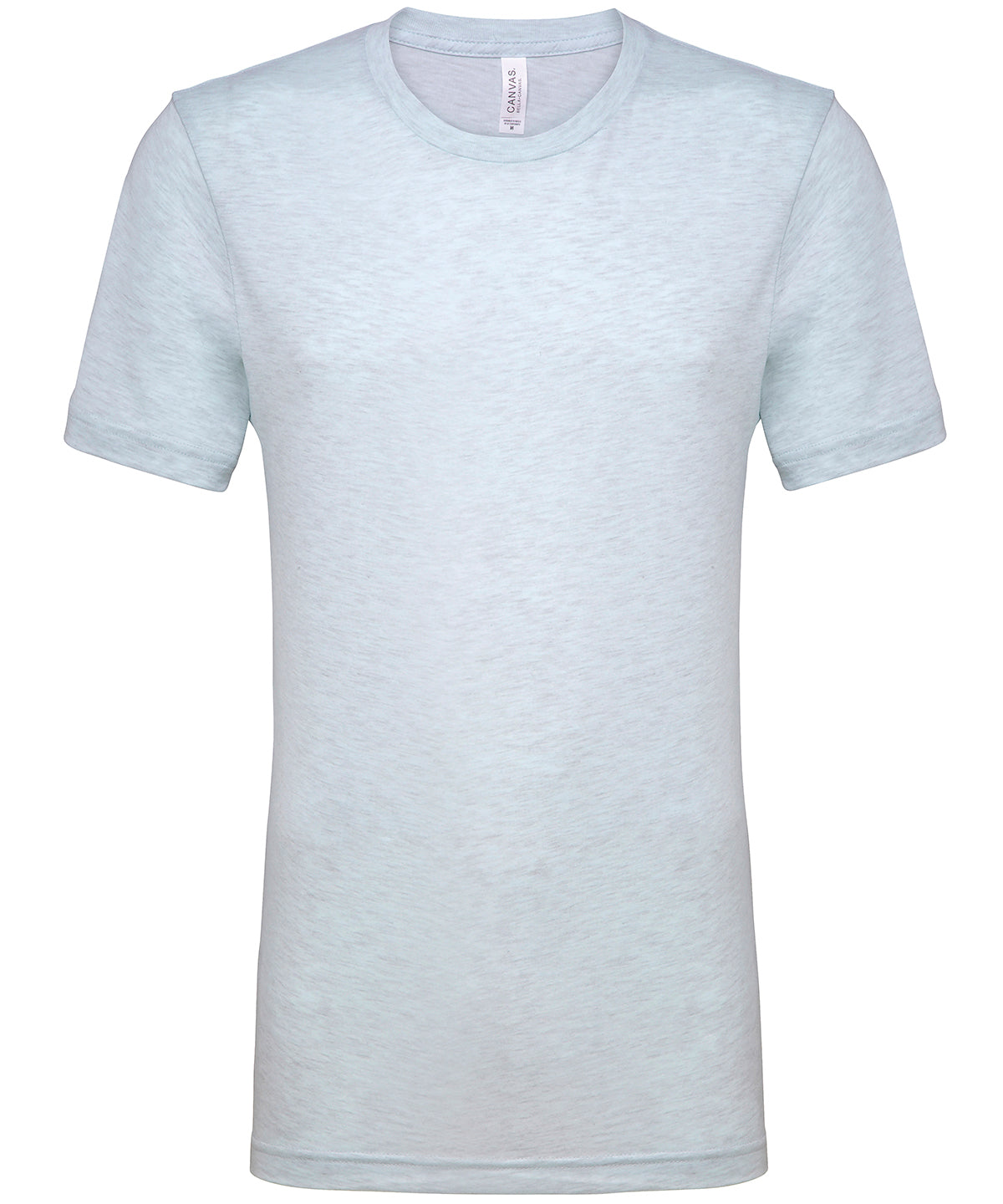 Unisex Heather CVC Short Sleeve T-Shirt in Heather Prism Ice Blue