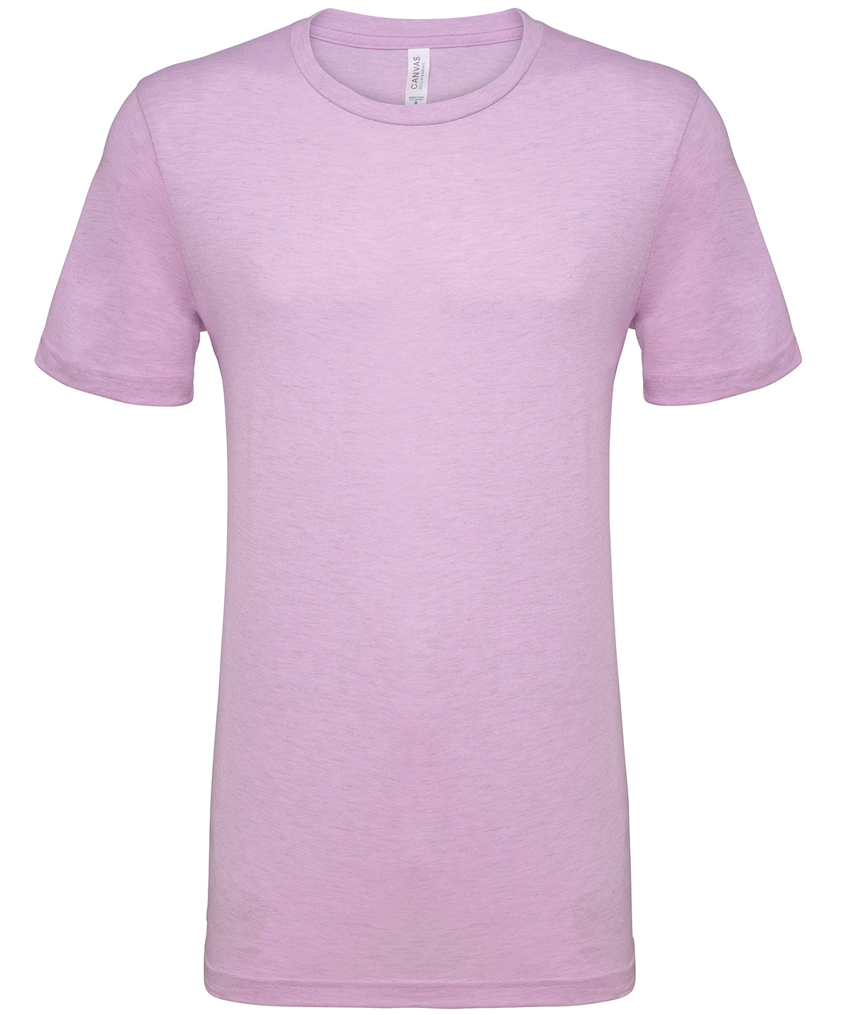 Unisex Heather CVC Short Sleeve T-Shirt in Heather Prism Lilac