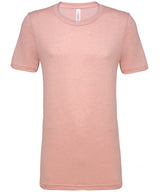 Unisex Heather CVC Short Sleeve T-Shirt in Heather Prism Peach