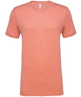 Unisex Heather CVC Short Sleeve T-Shirt in Heather Prism Sunset
