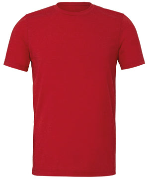 Unisex Heather CVC Short Sleeve T-Shirt in Heather Red