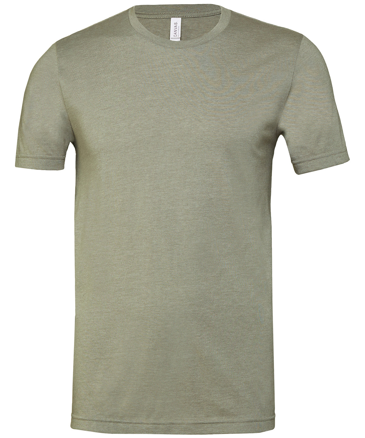 Unisex Heather CVC Short Sleeve T-Shirt in Heather Stone