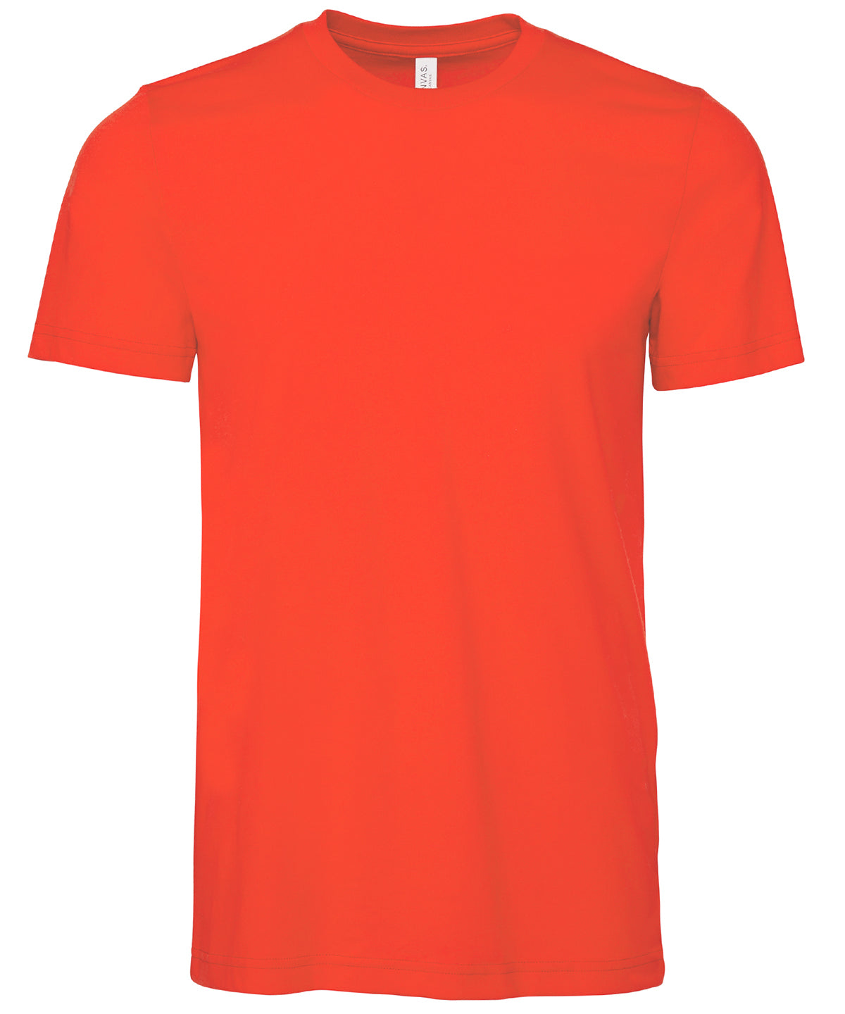 Unisex Jersey Crew Neck T-Shirt in Poppy