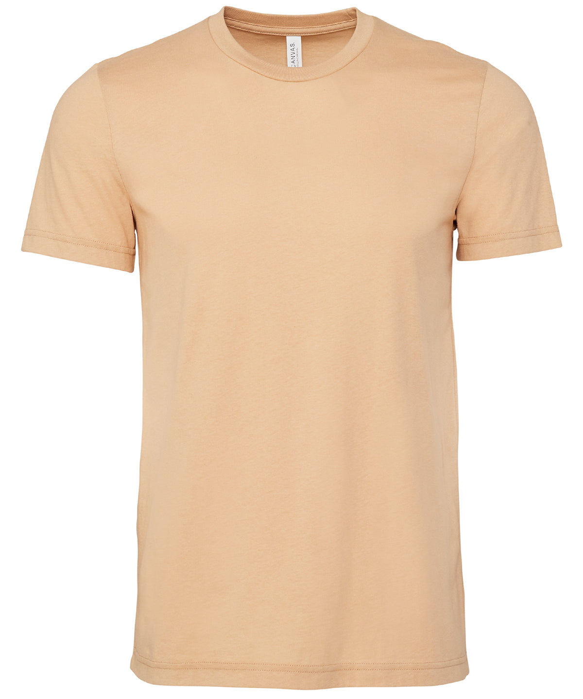 Unisex Jersey Crew Neck T-Shirt in Sand Dune