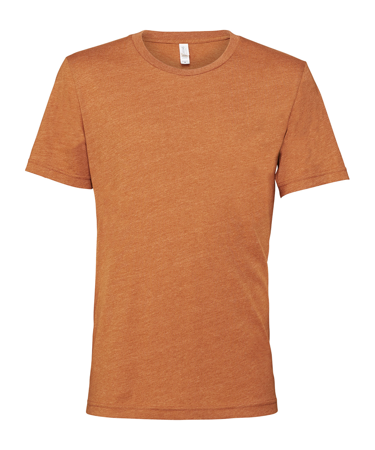 Unisex Heather CVC Short Sleeve T-Shirt in Heather Autumn
